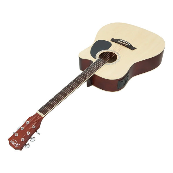 Alpha 41 Inch Electric Acoustic Guitar Natural