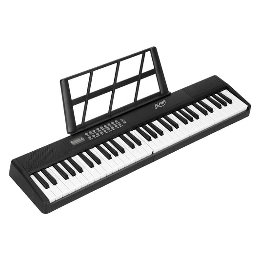 Portable 61-key electronic piano with foldable design for children, includes carry bag for convenience