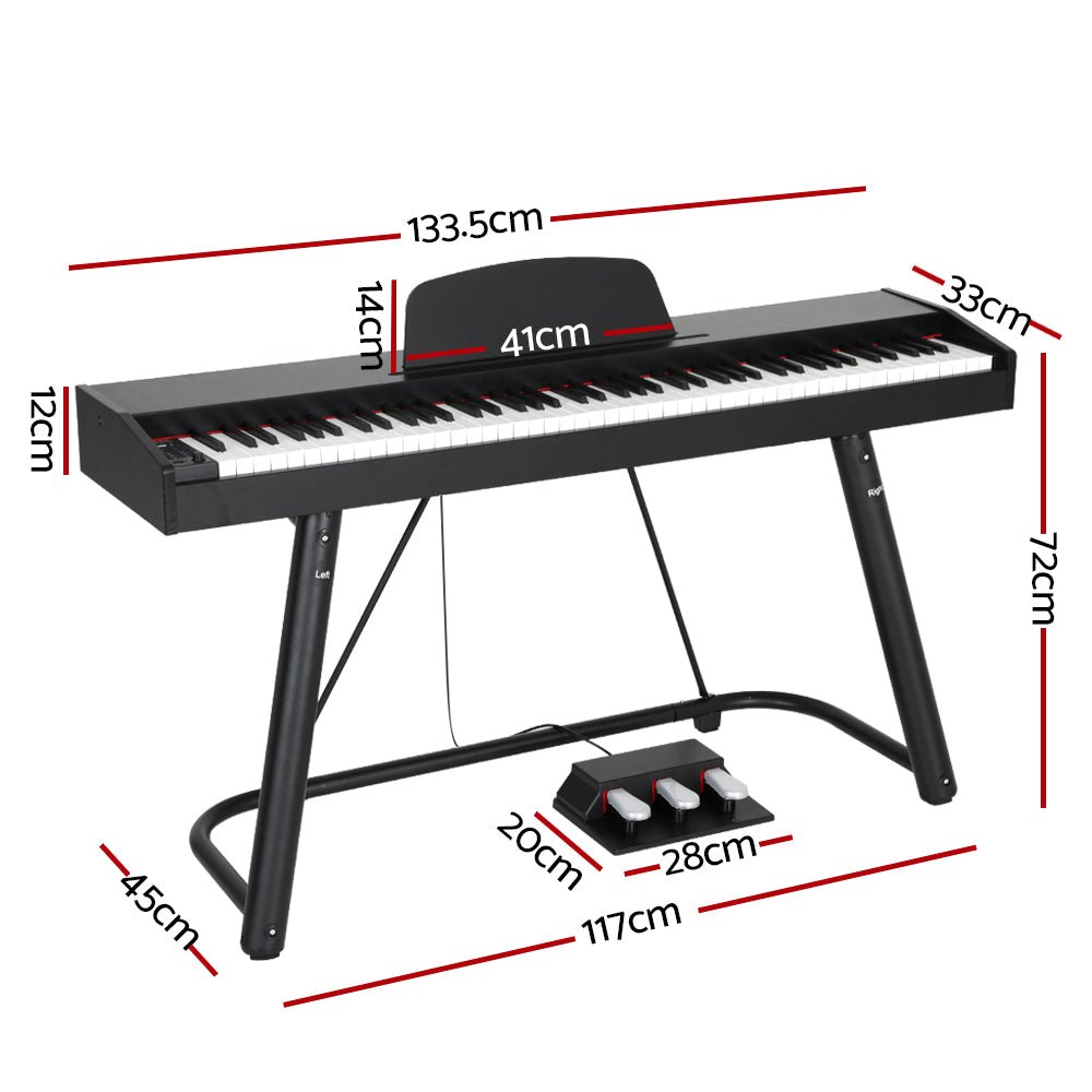 Alpha 88-Key Digital Piano with Stand | ideal for children learning music at home.