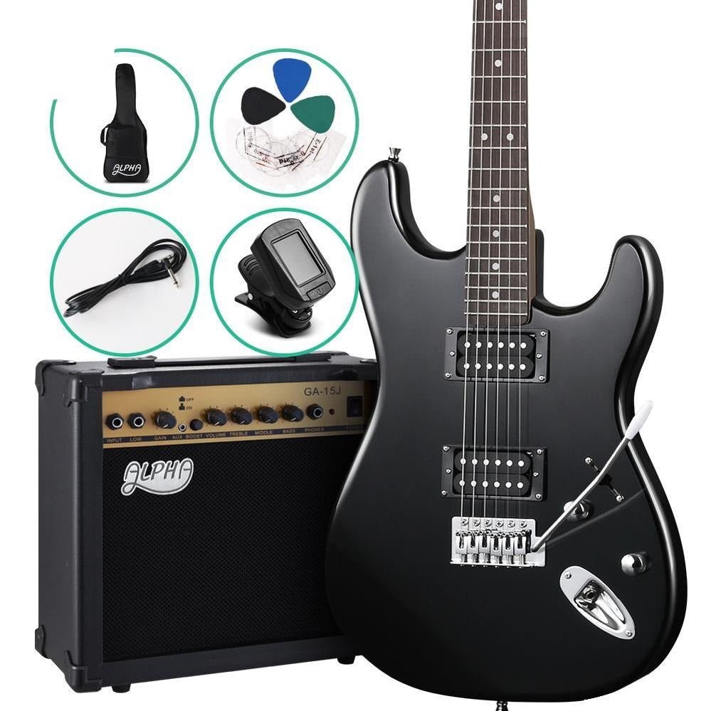 Alpha Electric Guitar And AMP Black Bag | Kids Mega Mart | Shop Now!