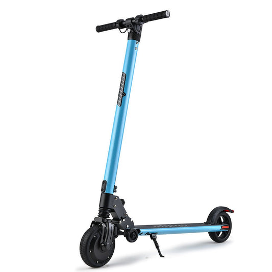 Alpha Peak 300W 10Ah Electric Scooter in Blue, perfect for childrens outdoor fun