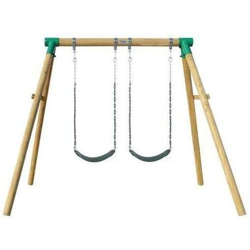 Shop Amber Double Belt Timber Swing Set: Outdoor Fun for Kids