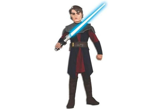 Anakin Skywalker Child Costume for Star Wars Clone Wars fans. Ideal for home dress-up.