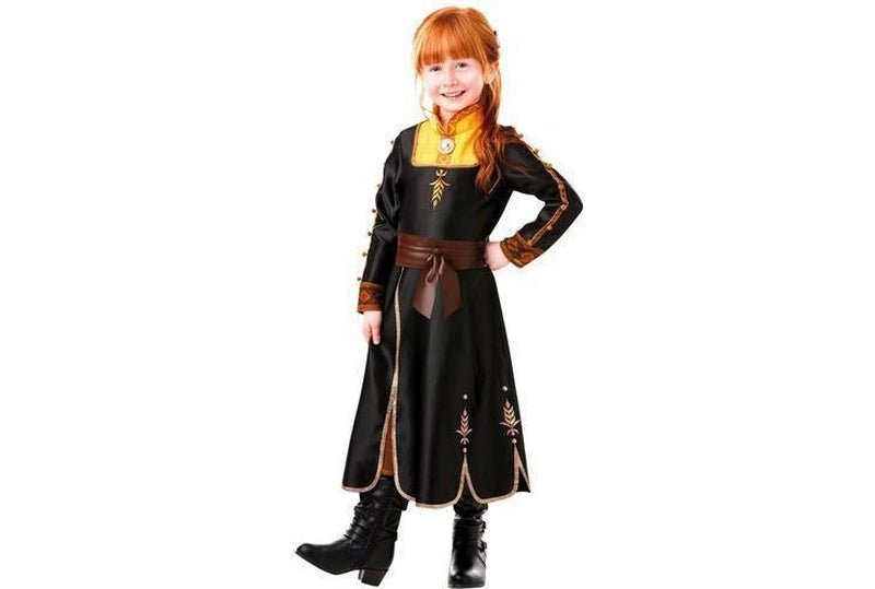 Anna Frozen 2 Premium Costume Child Dress, Belt, Cloak