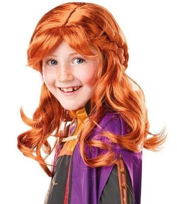 Anna Frozen 2 Auburn Wig for Kids | Authentic Disney Costume for imaginative play.