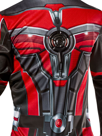 Ant Man Quantumania Marvel Deluxe Costume with Mask for kids dress-up play.