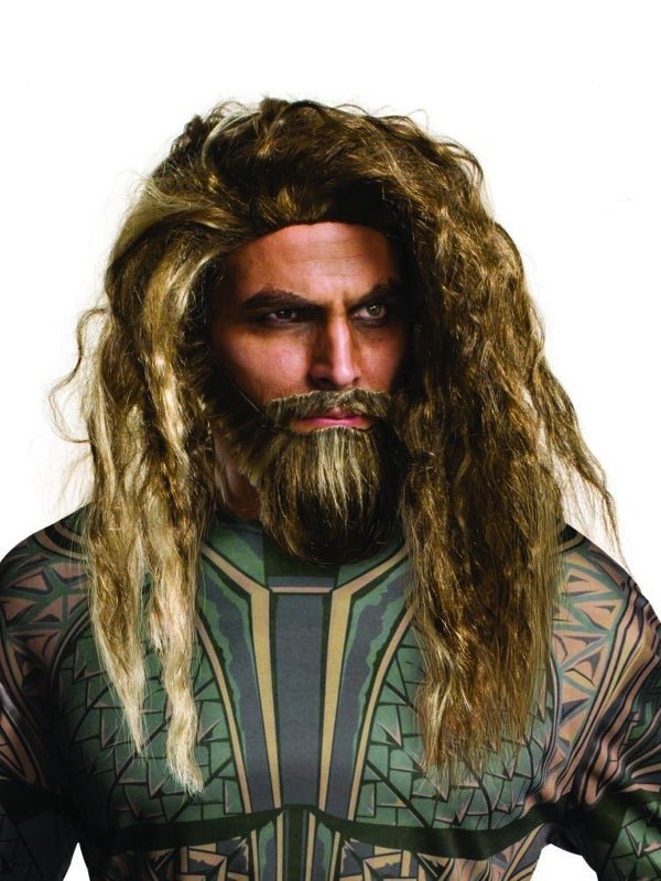 Aquaman Beard & Wig Set -  Adult