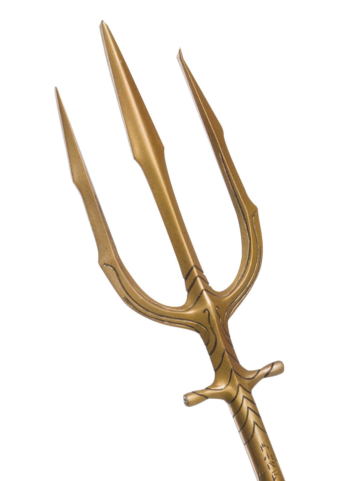 Aquaman gold trident toy for kids, DC Comics-themed, perfect for imaginative play at home.