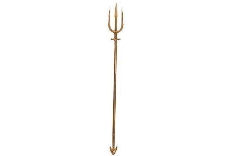 Aquaman Gold Trident toy, life-sized replica for pretend play, DC Comics official merchandise.