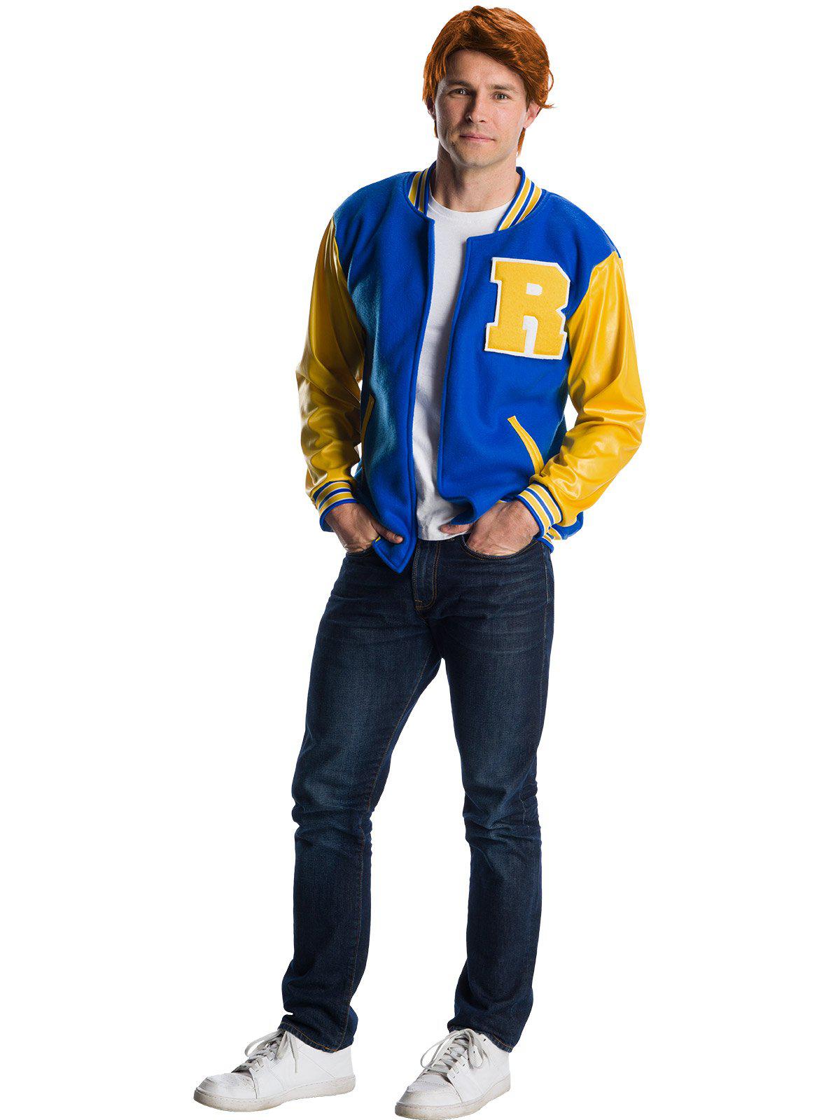 Riverdale Archie Andrews Varsity Jacket Costume for kids, perfect for playtime or cosplay.