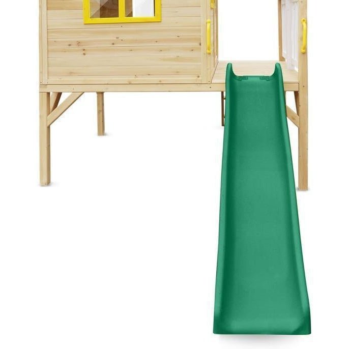 Archie Cubby House with Green Slide: Unleashing Kids' Backyard Delight