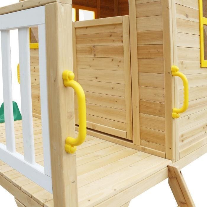 Shop Archie Cubby House with Green Slide: Enriching Kids' Adventures