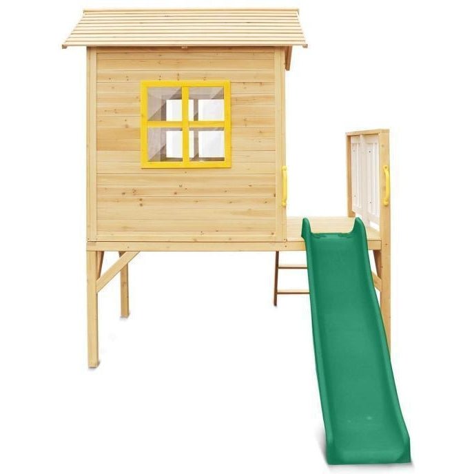 Elevate Playtime with Archie Cubby House and Green Slide