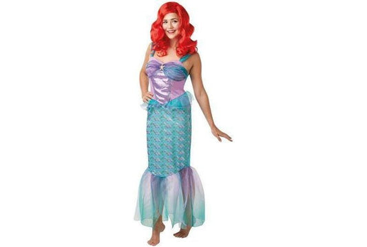 Ariel Mermaid Costume for adults - Disney Deluxe Princess Dress for childrens dress-up play.