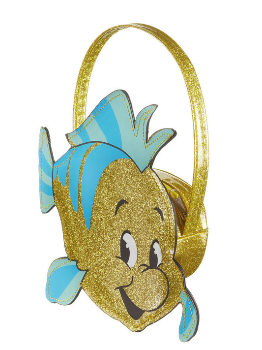 Ariels Flounder Fish Handbag, a whimsical Disney princess accessory for kids to play dress-up.