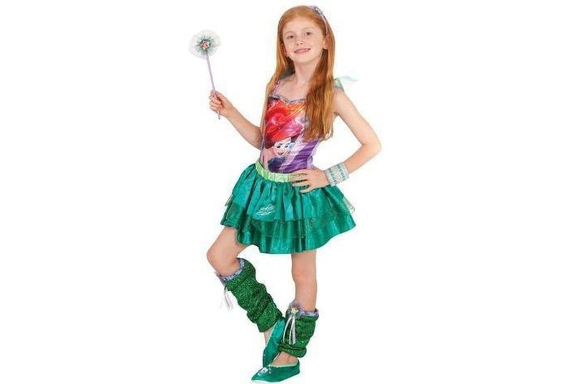 Disney Ariel sparkly tutu skirt for kids, licensed princess costume, ideal for dress-up play.
