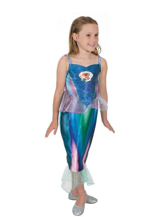 Disney Ariel Mermaid Costume for Kids, inspired by The Little Mermaid, ideal for dress-up fun.