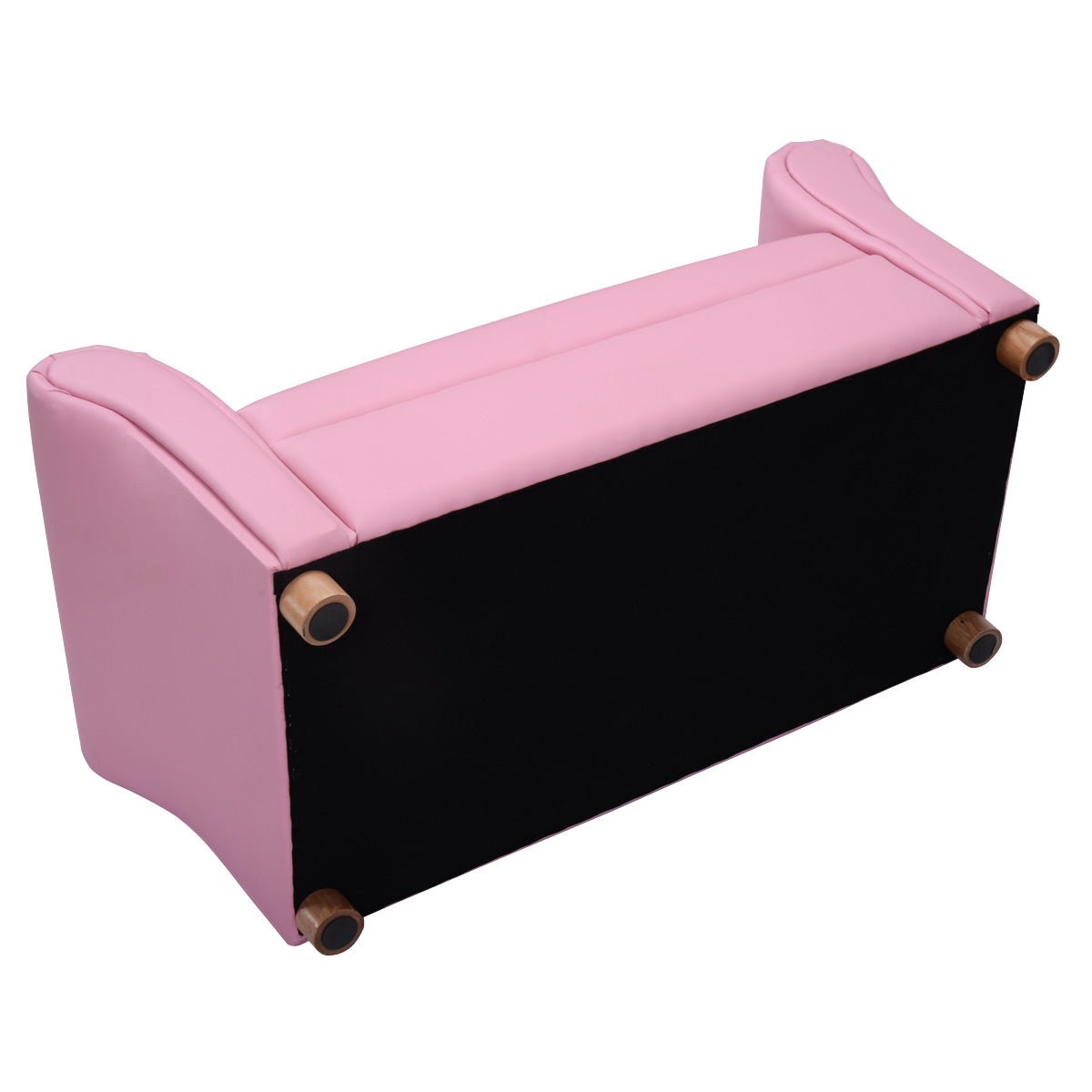 Children's Armrest Sofa Chair: PVC Leather, Relaxation Spot for Kids