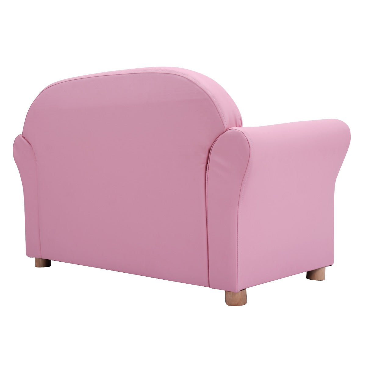 Kids Armrest Sofa Chair: PVC Leather, Cozy Spot for Children