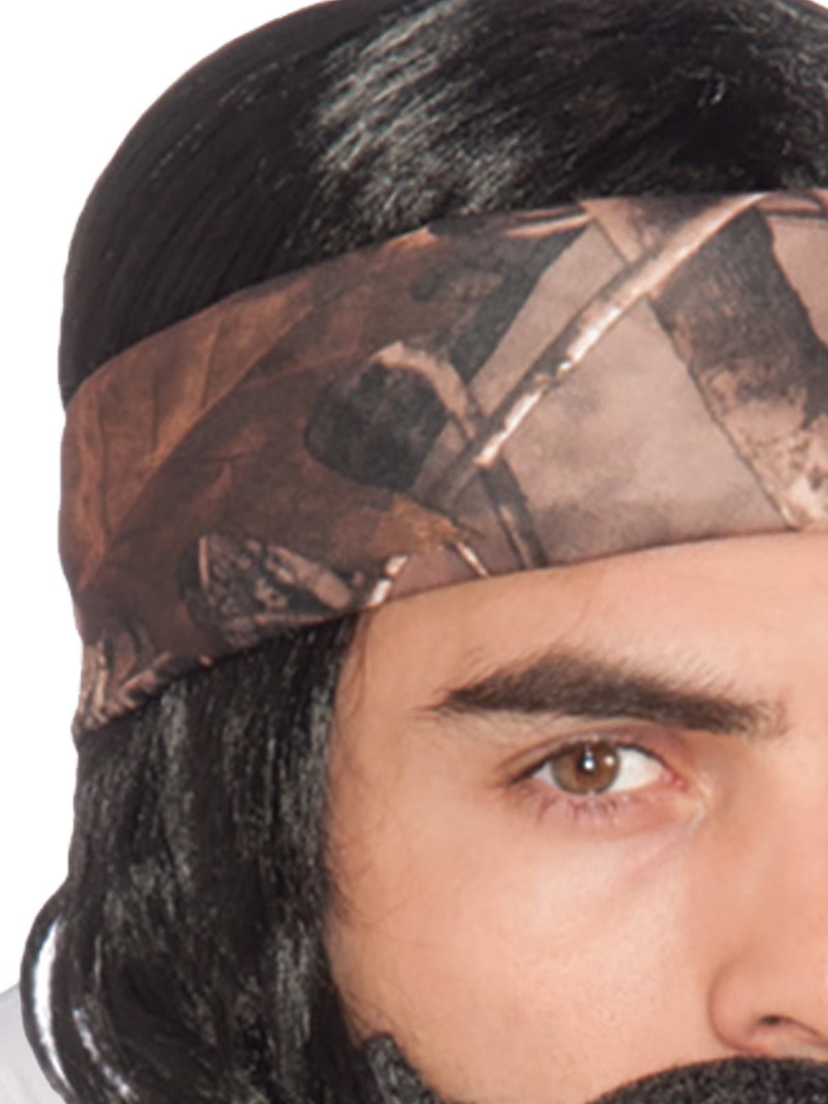 Army green camo bandana for kids and adults, ideal for playful and stylish home wear.