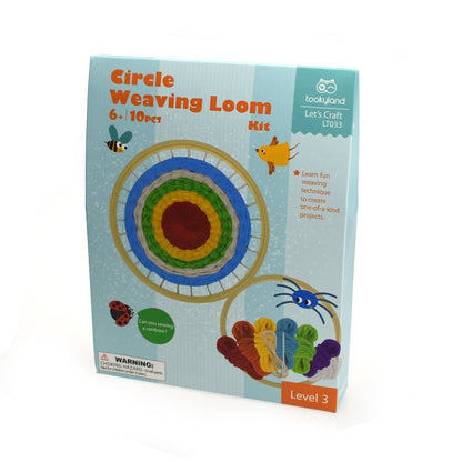 Colorful, interactive Art Loom for childrens creative play and crafting projects at home.