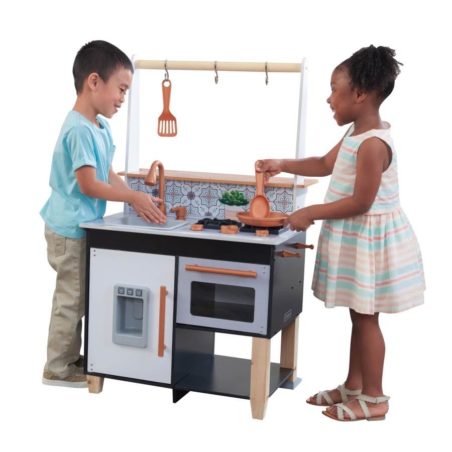 Artisan Island Toddler Play Kitchen by KidKraft Full View