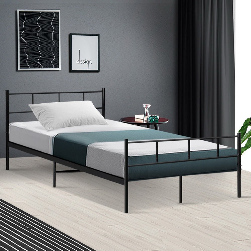 Artiss King Single Metal Bed Frame | Sturdy and stylish choice for kids bedrooms.