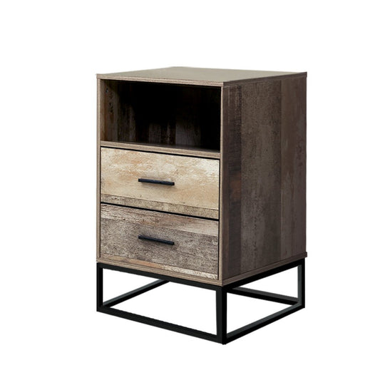 Artiss Wood Nightstand with Drawers for Childrens Bedroom Storage and Organization