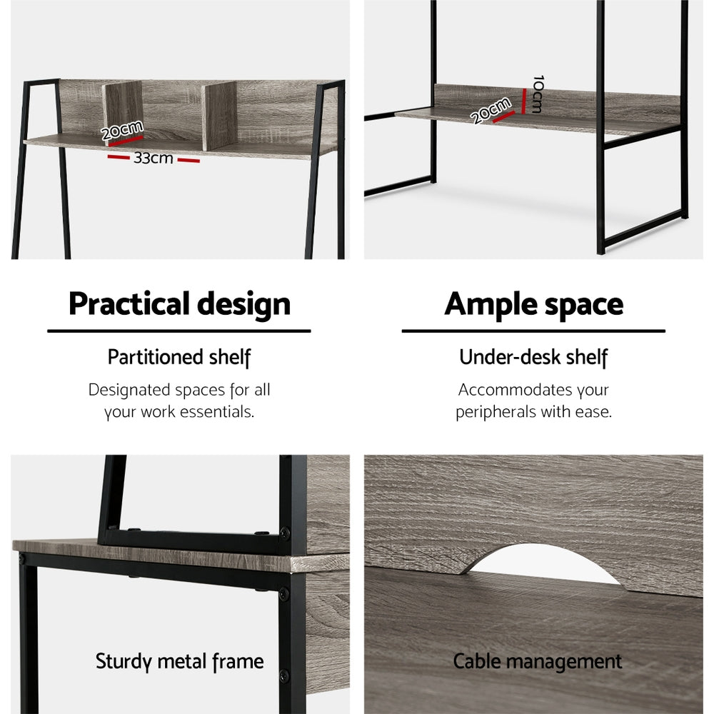 Artiss kids study desk with integrated bookshelf | perfect for home learning and organization.