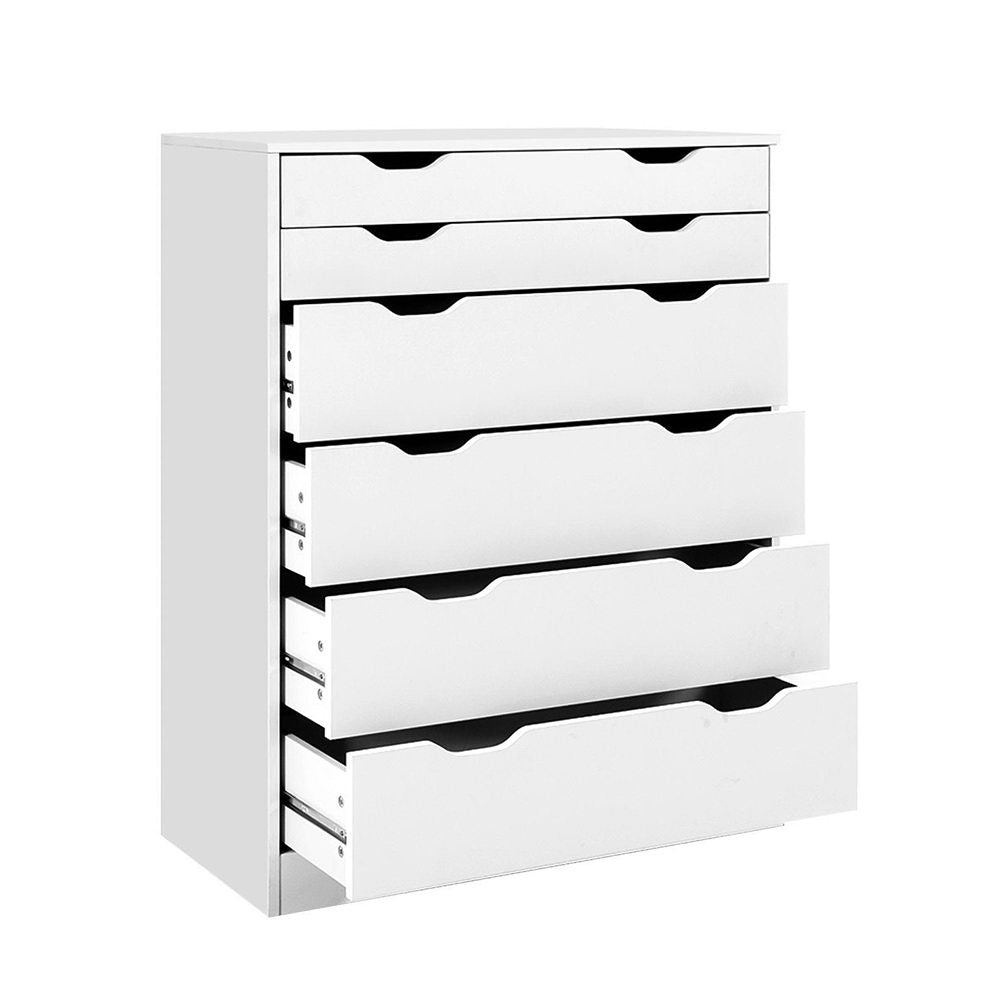 Artiss 6 Chest of Drawers Tallboy Cabinet Storage Dresser Table Bedroom Storage | Kids Mega Mart | Shop Now!