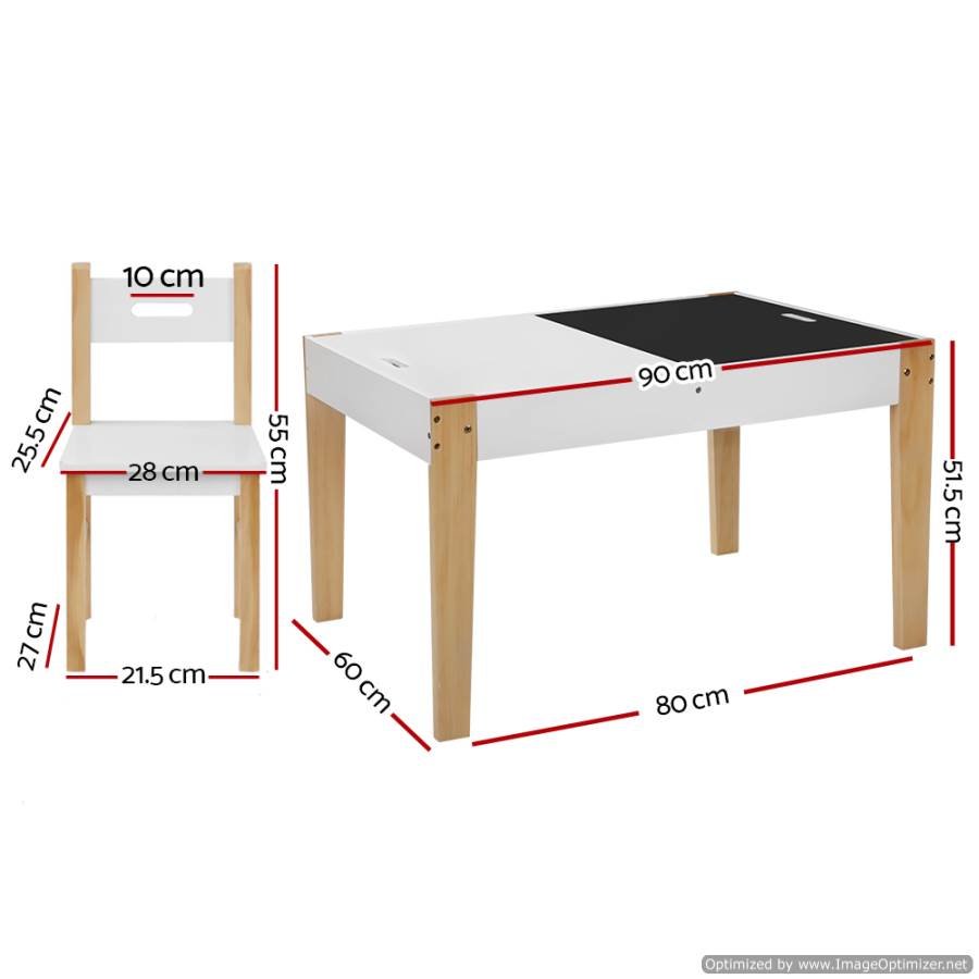 Kids Table and Chair Set Two Tone Australia Delivery