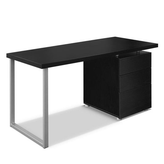 Artiss Metal Desk with 3 Drawers Black | Kids Mega Mart | Shop Now!