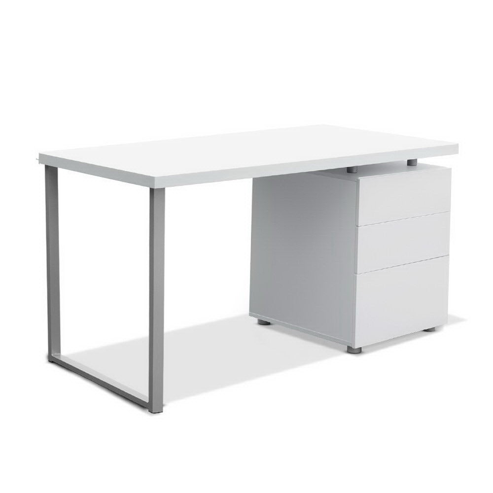 Artiss Metal Desk with 3 Drawers White | Kids Mega Mart | Shop Now!