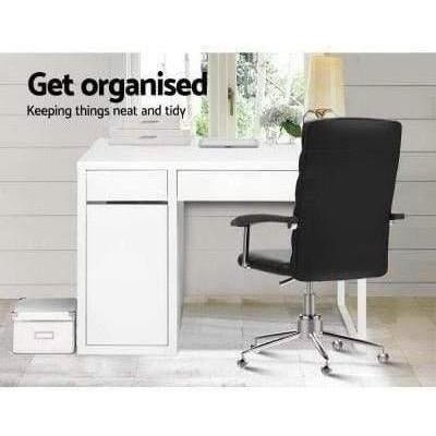 Compact Design of Artiss Metal Study Desk