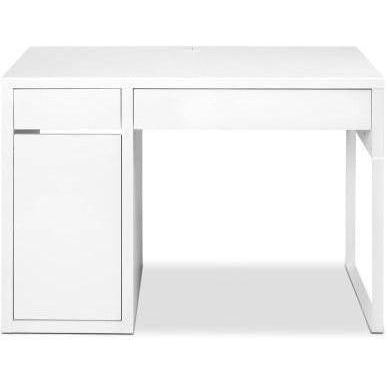 Buy Kids Furniture Artiss Metal Desk With Storage Cabinet White