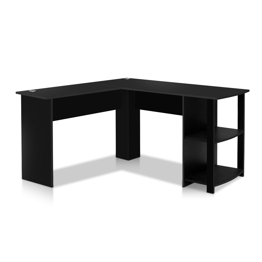 Artiss Office Computer Desk Corner Student Study Table Workstation L-Shape Black | Kids Mega Mart | Shop Now!