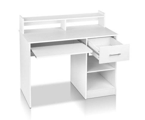 Artiss Office Computer Desk with Storage White | Kids Mega Mart | Shop Now!