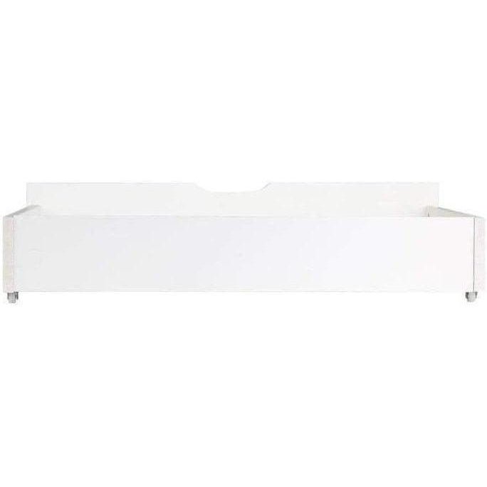 Artiss Single Size Wooden Trundle Drawers White Set of 2 