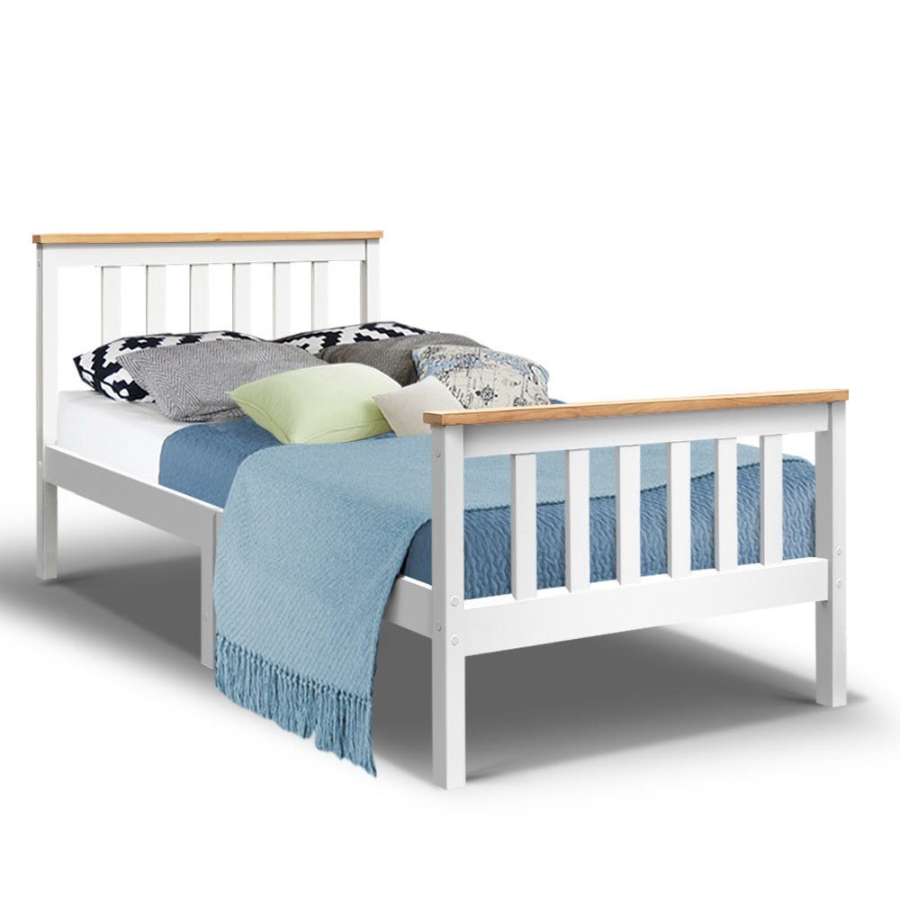 Artiss Single Wooden Bed Frame Bedroom Furniture Kids | Kids Mega Mart | Shop Now!