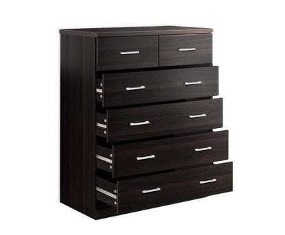 Artiss Tallboy 6 Drawers in Walnut Finish, Ideal Kids Bedroom Storage Solution