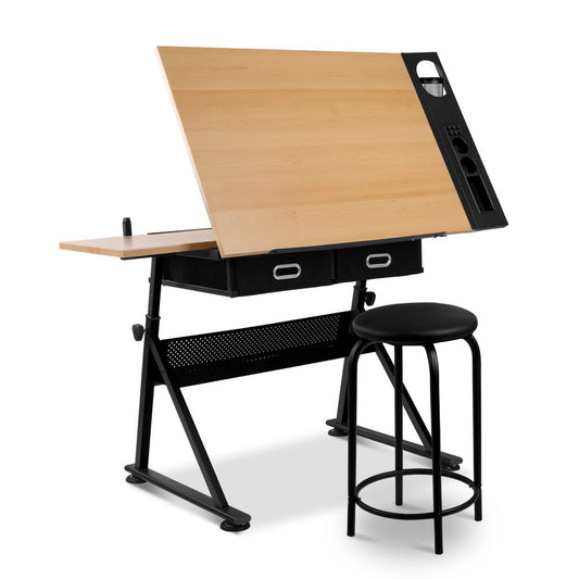 Artiss Adjustable Drafting Table perfect for kids art and design activities at home.