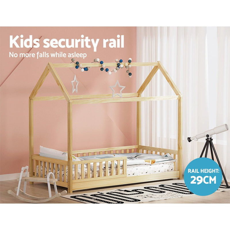 Create a Cozy Space with Artiss House Frame Pine Bed Shop Today