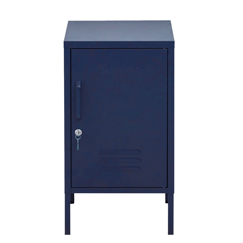 ArtissIn Metal Locker Storage Shelf Filing Cabinet Cupboard Bedside Table Blue | Kids Mega Mart | Shop Now!