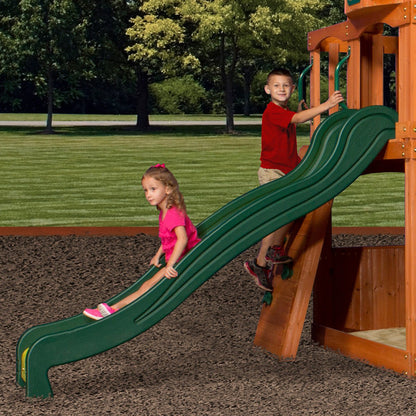 Backyard Discovery Atlantis Swing and Play Set | Fun and durable outdoor play area for kids.