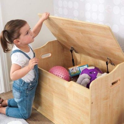 Kidkraft Austin Toy Box Natural as Room Decor