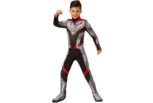 Marvel Avengers Team Suit Costume for Kids, perfect for playtime dress-up fun at home.