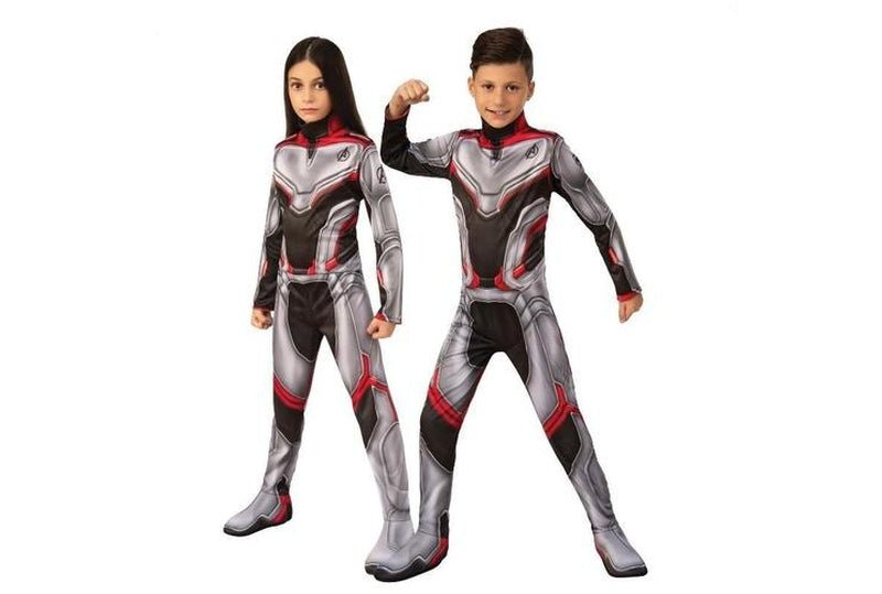 Marvel Avengers Team Suit Costume for Kids, perfect for dress-up at home playtime.