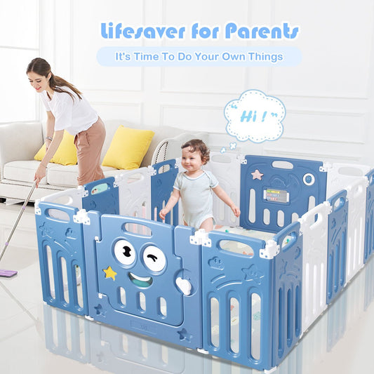 Foldable Baby Playpen - Compact Storage