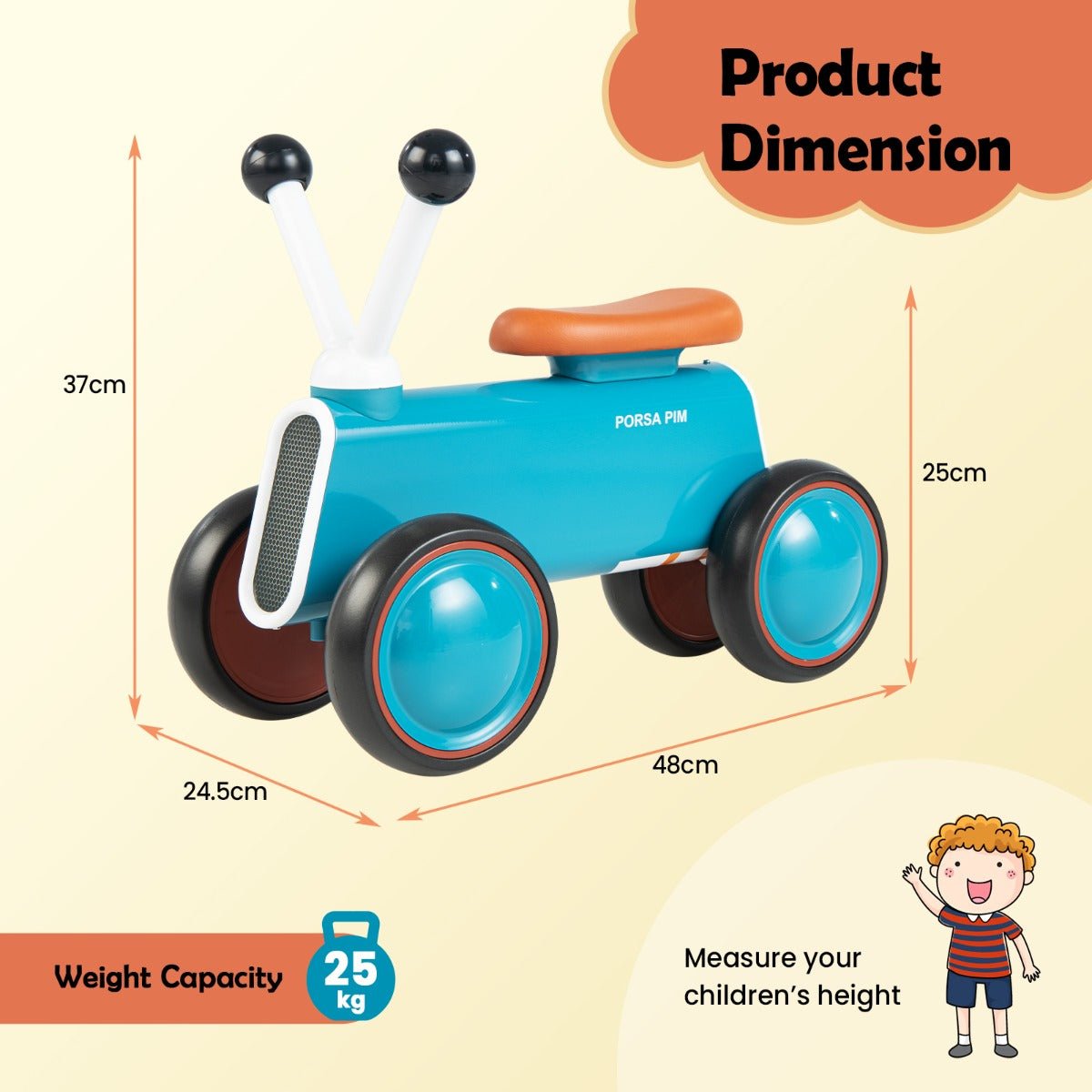 Infant Balance Bike without Pedals - Develop Balance and Coordination