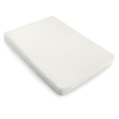 Baby cot mattress with dual-sided design and washable cover, perfect for childs sleep comfort.